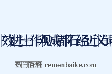 效进士作观成都石经近义词是什么意思的图片
